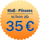 Plissees schon ab 35 Euro