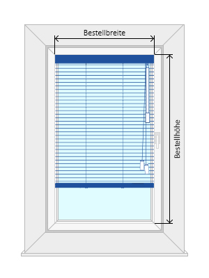 Plisseemontage auf dem Fensterrahmen